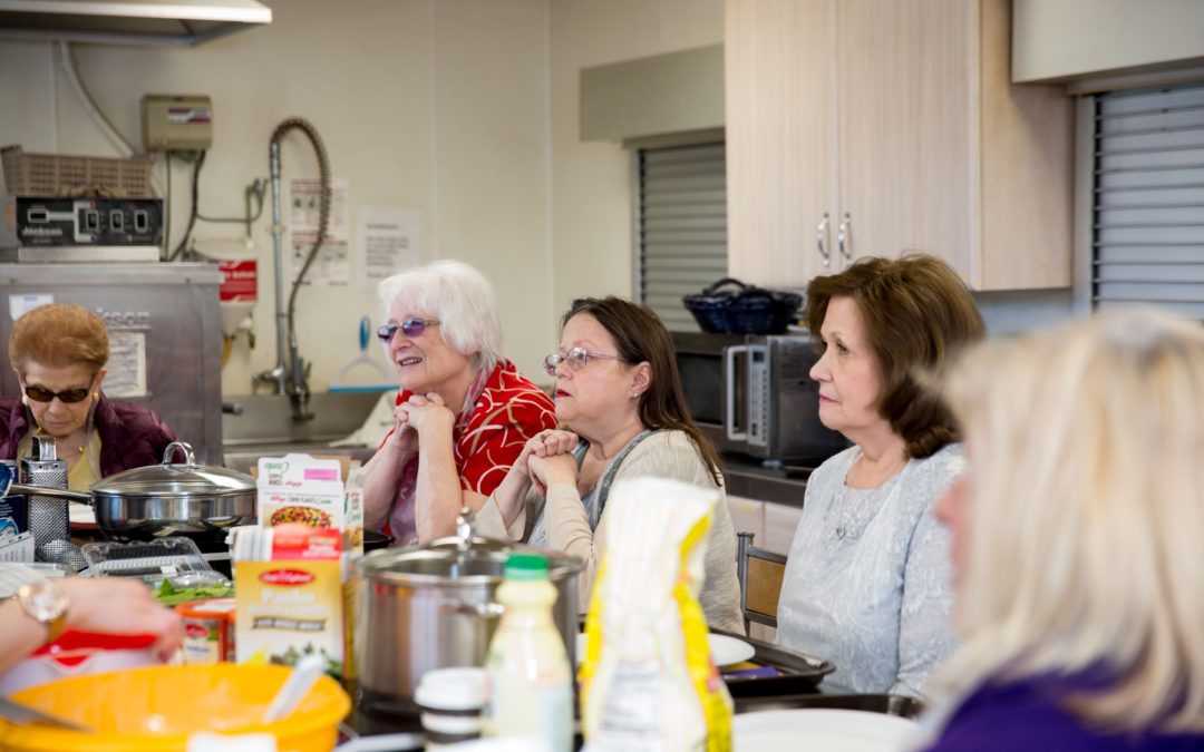 Cooking in Health Options class